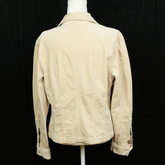 KUT  Pleated Stretch Cotton Corduroy jacket. size XL - Picture 5 of 7